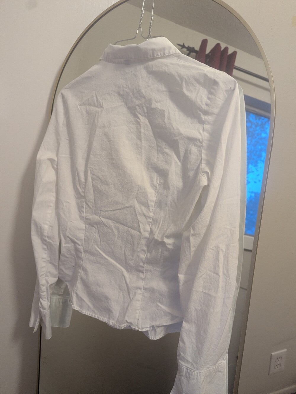 Basic White Button Up - Picture 8 of 8